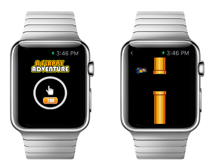 A Flappy Adventure Apple Watch game